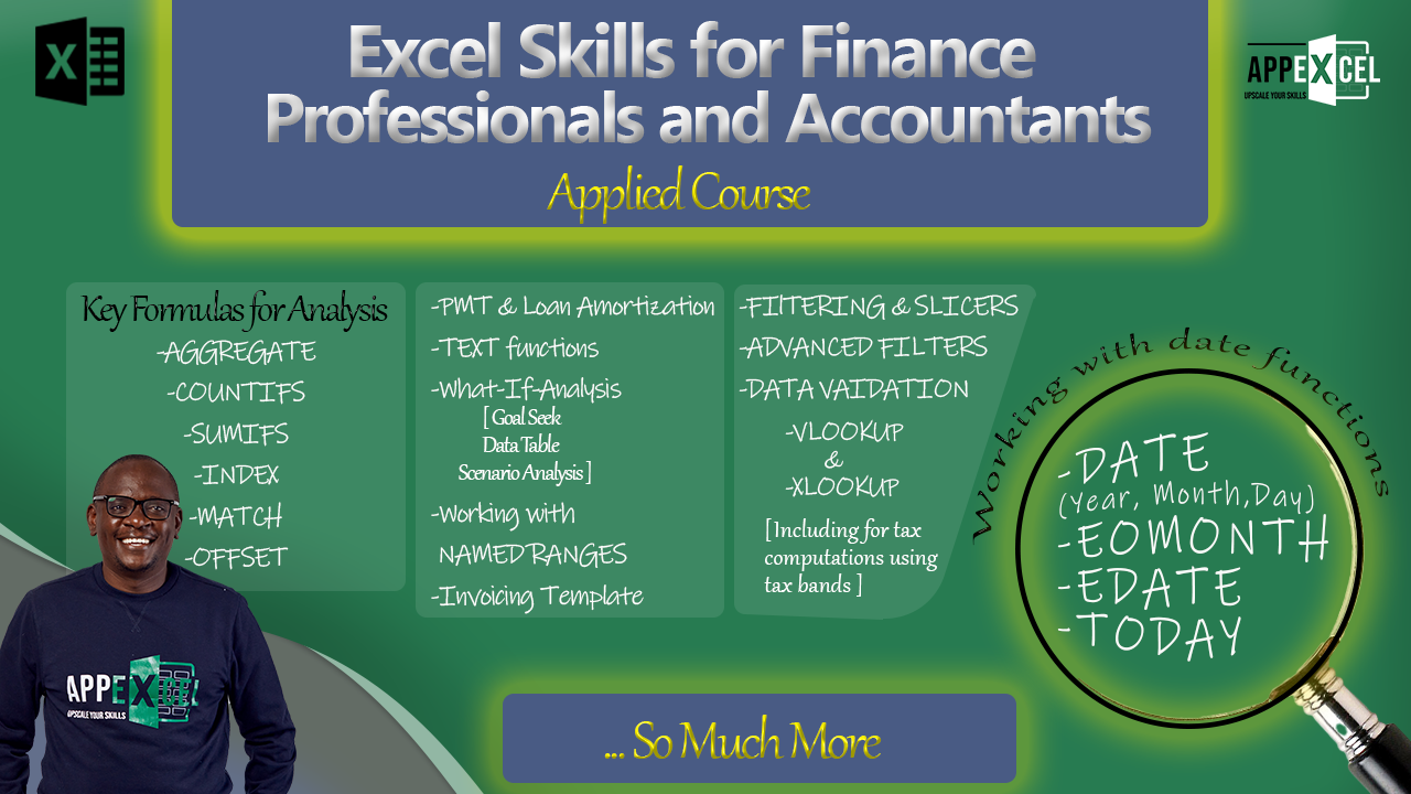 Advanced Excel Skills for Finance Professionals and Accountants AppExcel
